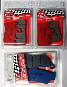 u{ tg/A u[L pbh Zbg BMW R 1200 GS 2013 - BREMBO FRONT / REAR BRAKE PADS SET FOR BMW R 1200 GS 2013 -
