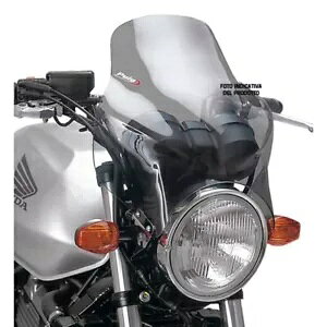 �t�����g�K���X ���j�o�[�T�� �g�b�v Puig �z���_ CBF 600 2004 - 2007 �X���[�N�O���[ 1309H- WINDSHIELD UNIVERSAL TOP PUIG FOR HONDA CBF 600 2004 - 2007 SMOKE GRAY 1309H- �y���s�A���i�z