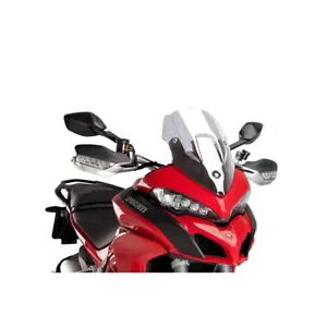 PUIG �X�|�[�c�X�N���[�� �h�D�J�e�B �����e�B�X�g���[�_ 1200/S 2015 - 2017 �N���A 7622W PUIG SPORT SCREEN FOR DUCATI MULTISTRADA 1200/S 2015 - 2017 CLEAR 7622W �y���s�A���i�z