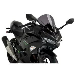 PUIG Z-[VO EBhXN[ JTL jW 500 SE 2024 _[NX[N PUIG Z-RACING WINDSCREEN KAWASAKI NINJA 500 SE 2024 DARK SMOKE