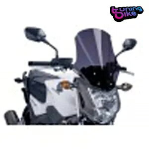 PUIG �c�[�����O �X�N���[�� �v���X �z���_ NC750S 14-21 �_�[�N�X���[�N PUIG TOURING SCREEN PLUS HONDA NC750S 14-21 DARK SMOKE