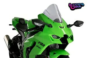 PUIG Z-[VO L| for KAWASAKI ZX-10R 2021 NAX[N- PUIG Z-RACING CUPOLINE FOR KAWASAKI ZX-10R 2021 CLEAR SMOKE-