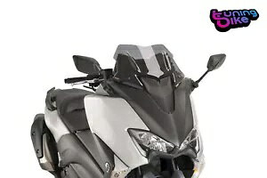 PUIG スクリーン V-TECH ライン スポーツ ヤマハ T-MAX 530 DX/SX 17-19 ライトスモーク PUIG SCREEN V-TECH LINE SPORT YAMAHA T-MAX 530 DX/SX 17-19 LIGHT SMOKE