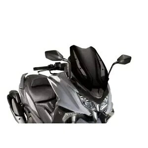 PUIG �X�N���[�� V-TECH ���C�� �X�|�[�c KYMCO AK550 17-22 �u���b�N PUIG SCREEN V-TECH LINE SPORT KYMCO AK550 17-22 BLACK �y���s�A���i�z