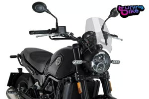 PUIG �X�N���[�� �l�C�L�b�h N.G.�X�|�[�c �x�l�� ���I���`�[�m �g���C�� 2020 �N���A PUIG SCREEN NAKED N.G. SPORT BENELLI LEONCINO TRAIL 2020 CLEAR �y���s�A���i�z