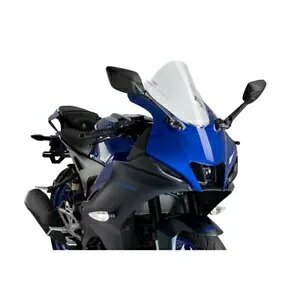 PUIG Z-[VO XN[ }n YZF-R125 23-24  PUIG Z-RACING SCREEN YAMAHA YZF-R125 23-24 TRANSPARENT