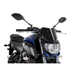PUIG XN[ lCLbh N.G.X|[c}n MT-07 18-20 ubN PUIG SCREEN NAKED N.G. SPORT YAMAHA MT-07 18-20 BLACK
