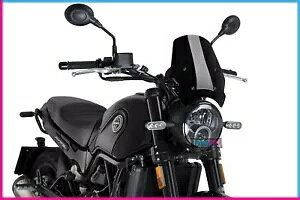 PUIG �X�N���[�� �l�C�L�b�h N.G.�X�|�[�c �x�l�� ���I���`�[�m �g���C�� 2017 �u���b�N PUIG SCREEN NAKED N.G. SPORT BENELLI LEONCINO TRAIL 2017 BLACK �y���s�A���i�z