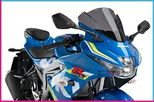 PUIG �X�N���[�� Z-���[�V���O �X�Y�L GSX-R125 2020 �_�[�N�X���[�N PUIG SCREEN Z-RACING SUZUKI GSX-R125 2020 DARK SMOKE �y���s�A���i�z