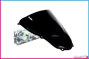 PUIG ���[�V���O �X�N���[�� �A�v�����A RS 125 2010 �u���b�N PUIG RACING SCREEN APRILIA RS 125 2010 BLACK �y���s�A���i�z