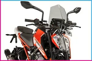 PUIG �X�N���[�� �l�C�L�b�h N.G. SPORT PER KTM 125 DUKE 2020 ���C�g�X���[�N PUIG SCREEN NAKED N.G. SPORT PER KTM 125 DUKE 2020 LIGHT SMOKE �y���s�A���i�z