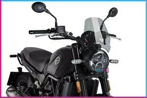 PUIG �X�N���[�� �l�C�L�b�h N.G.�X�|�[�c �x�l�� ���I���`�[�m �g���C�� 2020 ���C�g�X���[�N PUIG SCREEN NAKED N.G. SPORT BENELLI LEONCINO TRAIL 2020 LIGHT SMOKE �y���s�A���i�z