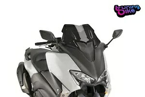 2018 PUIG V-TECH C X|[c t@[ }n T-MAX 530 DX/SX h[ ubN- 2018 PUIG V-TECH LINE SPORT FUR YAMAHA T-MAX 530 DX/SX DOME BLACK-