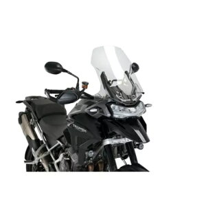 PUIG �c�[�����O �X�N���[�� TRIUMPH TIGER 1200 GT PRO 22-24 ���� PUIG TOURING SCREEN TRIUMPH TIGER 1200 GT PRO 22-24 TRANSPARENT �y���s�A���i�z