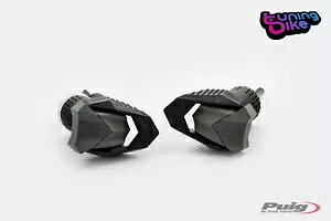 PUIG �t���[�� �^���|�� MOD. 2014 R19 �t�@�[ �h�D�J�e�B �����X�^�[ 1200/S �u���b�N- PUIG FRAME TAMPONS MOD. 2014 R19 FUR DUCATI MONSTER 1200/S BLACK- �y���s�A���i�z