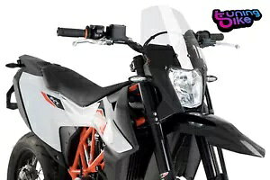 PUIG �X�N���[�� �l�C�L�b�h N.G.�X�|�[�c KTM 690 �G���f���[�� R 19-22 �N���A PUIG SCREEN NAKED N.G. SPORT KTM 690 ENDURO R 19-22 CLEAR �y���s�A���i�z