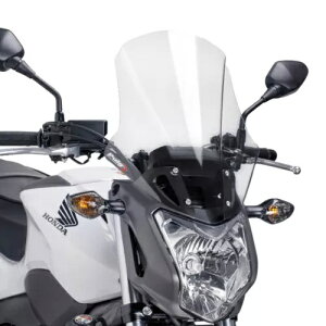 PUIG �c�[�����O �f�B�X�N �v���X �z���_ NC750S 2016 ����- PUIG TOURING DISC PLUS FOR HONDA NC750S 2016 TRANSPARENT-