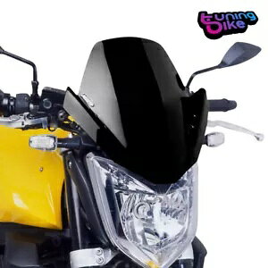 PUIG XN[ lCLbh N.G.X|[c }n FZ1 06-15 ubN PUIG SCREEN NAKED N.G. SPORT YAMAHA FZ1 06-15 BLACK