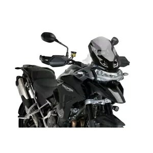 PUIG �X�|�[�c �X�N���[�� �g���C�A���t �^�C�K�[ 1200 GT 22-24 �_�[�N�X���[�N PUIG SPORT SCREEN TRIUMPH TIGER 1200 GT 22-24 DARK SMOKE �y���s�A���i�z