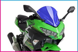 PUIG XN[ Z-[VO JTL jW 400 2020 u[ PUIG SCREEN Z-RACING FOR KAWASAKI NINJA 400 2020 BLUE