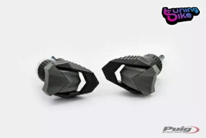 PUIG �t���[�� �^���|�� MOD. 2015 R19 �t�@�[ �h�D�J�e�B �����X�^�[ 821 �u���b�N- PUIG FRAME TAMPONS MOD. 2015 R19 FUR DUCATI MONSTER 821 BLACK- �y���s�A���i�z