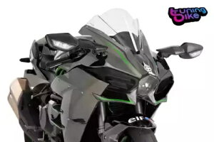 PUIG レーシング ディスク カワサキ ニンジャ H2R 2016 クリア- PUIG RACING DISC FOR KAWASAKI NINJA H2R 2016 CLEAR-