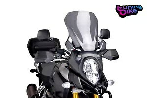 PUIG c[O XN[ XYL DL1000XT V-STROM 17-20 _[NX[N PUIG TOURING SCREEN SUZUKI DL1000XT V-STROM 17-20 DARK SMOKE