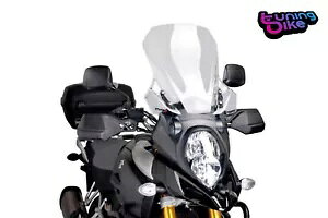 PUIG c[OfBXN XYL DL1000 V-POWER 2016 - PUIG TOURING DISC FOR SUZUKI DL1000 V-POWER 2016 TRANSPARENT-