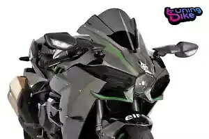 PUIG XN[ Z-[VO JTL jW H2 15-22 _[NX[N PUIG SCREEN Z-RACING KAWASAKI NINJA H2 15-22 DARK SMOKE