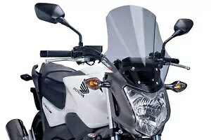 PUIG �c�[�����O �f�B�X�N �v���X �z���_ NC750S 2016 �g�[��- PUIG TOURING DISC PLUS FOR HONDA NC750S 2016 TONED- �y���s�A���i�z