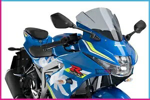 PUIG �X�N���[�� Z-���[�V���O �X�Y�L GSX-R125 2018 ���C�g�X���[�N PUIG SCREEN Z-RACING SUZUKI GSX-R125 2018 LIGHT SMOKE �y���s�A���i�z