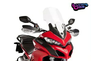 PUIG �c�[�����O �X�N���[�� �h�D�J�e�B �����e�B�X�g���[�_ 1260/S/S D AIR 18-20 �N���A PUIG TOURING SCREEN DUCATI MULTISTRADA 1260/S/S D AIR 18-20 CLEAR �y���s�A���i�z