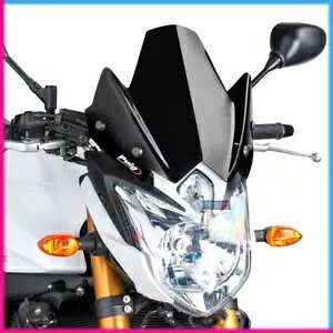 PUIG XN[ lCLbh N.G.X|[c }n FZ8 2010 ubN PUIG SCREEN NAKED N.G. SPORT YAMAHA FZ8 2010 BLACK