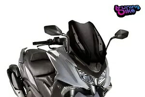 PUIG XN[ V-TECH C X|[c KYMCO AK550 17-22 ubN PUIG SCREEN V-TECH LINE SPORT KYMCO AK550 17-22 BLACK