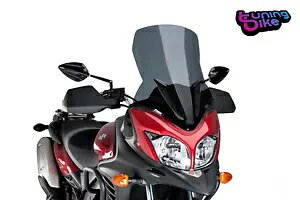 PUIG �c�[�����O�f�B�X�N �X�Y�L DL650A V-STROM 2013 �_�[�N�g�[��- PUIG TOURING DISC FOR SUZUKI DL650A V-STROM 2013 DARK TONED- �y���s�A���i�z