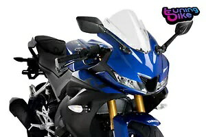 PUIG �X�N���[�� Z-���[�V���O ���}�n YZF-R125 2021 �N���A PUIG SCREEN Z-RACING YAMAHA YZF-R125 2021 CLEAR �y���s�A���i�z