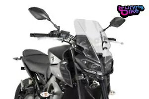 PUIG �t�����g�K���X �l�C�L�b�h N.G. 2018 �c�[�����O�t�@�[ ���}�n MT-09 SP �N���A- PUIG WINDSHIELD NAKED N.G. 2018 TOURING FUR YAMAHA MT-09 SP CLEAR- �y���s�A���i�z