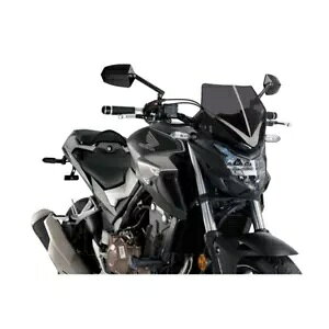 PUIG �X�N���[�� �l�C�L�b�h N.G.�X�|�[�c�z���_ CB500F 16-18 �_�[�N�X���[�N PUIG SCREEN NAKED N.G. SPORT HONDA CB500F 16-18 DARK SMOKE
