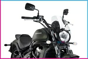 PUIG �t�����g�K���X �l�C�L�b�h N.G. 2017 �X�|�[�c �t�H�[ �J���T�L �o���J�� S �J�t�F �N���A- PUIG WINDSHIELD NAKED N.G. 2017 SPORT FOR KAWASAKI VULCAN S CAFE CLEAR-