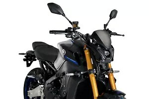 PUIG スクリーン ネイキッド N.G.スポーツプラス ヤマハ MT-09 21-22 マットブラック PUIG SCREEN NAKED N.G. SPORT PLUS YAMAHA MT-09 21-22 MATT BLACK