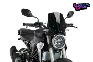 PUIG XN[ lCLbh N.G.X|[cz_ CB300R lIX|[cJtF 2022 ubN PUIG SCREEN NAKED N.G. SPORT HONDA CB300R NEO SPORTS CAFE 2022 BLACK
