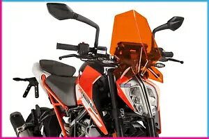 PUIG tgKX lCLbh N.G. 2020 SPORT FOR KTM 125 DUKE IW- PUIG WINDSHIELD NAKED N.G. 2020 SPORT FOR KTM 125 DUKE ORANGE-