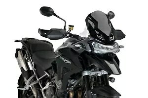 PUIG CUPOLINO SPORT TRIUMPH TIGER 1200 �����[ �G�N�X�v���[���[ 22-23 NERO PUIG CUPOLINO SPORT TRIUMPH TIGER 1200 RALLY EXPLORER 22-23 NERO �y���s�A���i�z