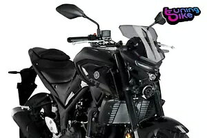 PUIG �X�N���[�� �l�C�L�b�h N.G.�X�|�[�c���}�n MT-03 2020 ���C�g�X���[�N PUIG SCREEN NAKED N.G. SPORT YAMAHA MT-03 2020 LIGHT SMOKE �y���s�A���i�z