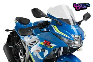 PUIG �X�N���[�� Z-���[�V���O �X�Y�L GSX-R125 2021 �N���A PUIG SCREEN Z-RACING SUZUKI GSX-R125 2021 CLEAR �y���s�A���i�z