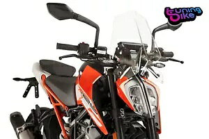 PUIG �X�N���[�� �l�C�L�b�h N.G. SPORT PER KTM 125 DUKE 2021 �N���A PUIG SCREEN NAKED N.G. SPORT PER KTM 125 DUKE 2021 CLEAR �y���s�A���i�z