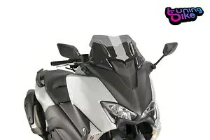 2019 PUIG V-TECH ���C�� �X�|�[�c �t�@�[ ���}�n T-MAX 530 ���C�g�X���[�N�h�[��- 2019 PUIG V-TECH LINE SPORT FUR YAMAHA T-MAX 530 LIGHT SMOKE DOME- �y���s�A���i�z
