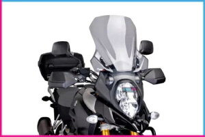PUIG c[O XN[ XYL DL1000 V-STROM 2017 CgX[N PUIG TOURING SCREEN SUZUKI DL1000 V-STROM 2017 LIGHT SMOKE