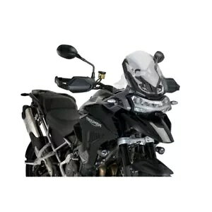 PUIG �X�|�[�c �X�N���[�� �g���C�A���t �^�C�K�[ 1200 GT �G�N�X�v���[���[ 22-24 ���C�g�X���[�N PUIG SPORT SCREEN TRIUMPH TIGER 1200 GT EXPLORER 22-24 LIGHT SMOKE �y���s�A���i�z