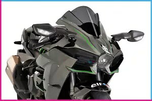 PUIG XN[ Z-[VO JTL jW H2 2017 _[NX[N PUIG SCREEN Z-RACING KAWASAKI NINJA H2 2017 DARK SMOKE